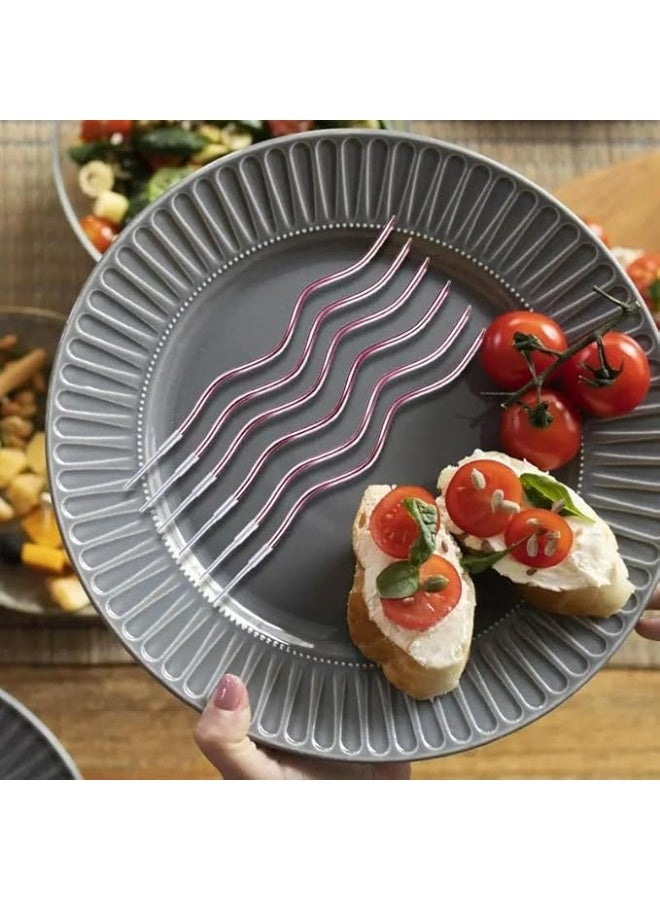 شموع أعياد ميلاد مزخرفة للاحتفالات، والذكرى السنوية، وحفلات الزفاف، والأمسيات الرومانسية (لونها ذهبي وردي مجعد) - Image 3