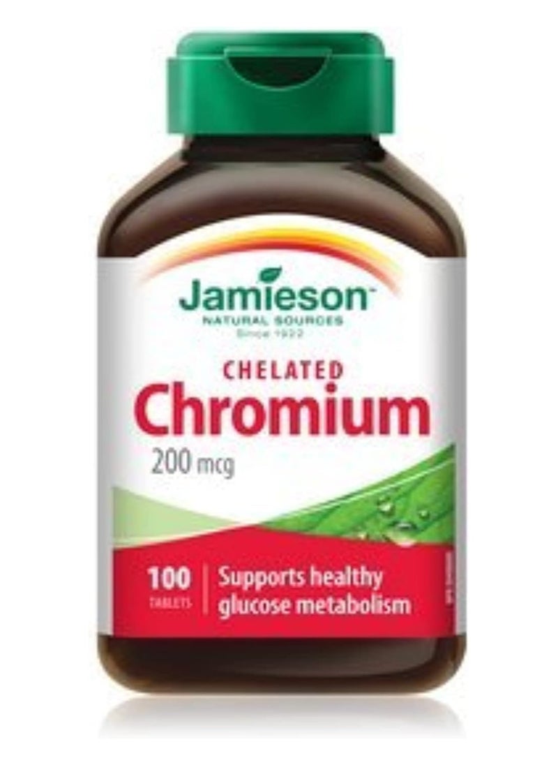 Jamieson Jamieson Chelated Chromium-100 Tablets  - Image 1