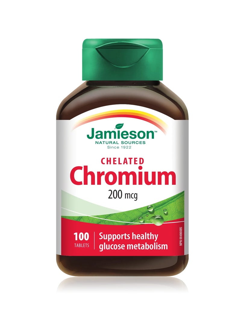 Jamieson Jamieson Chelated Chromium-100 Tablets  - Image 2