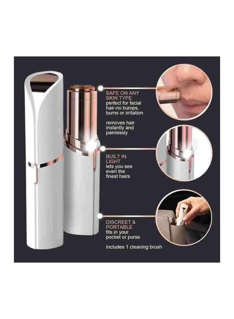 Flawless Facial Hair Remover White/Gold - Image 2
