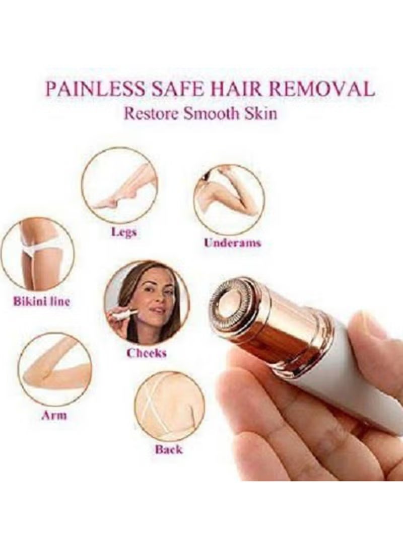 Flawless Facial Hair Remover White/Gold - Image 3