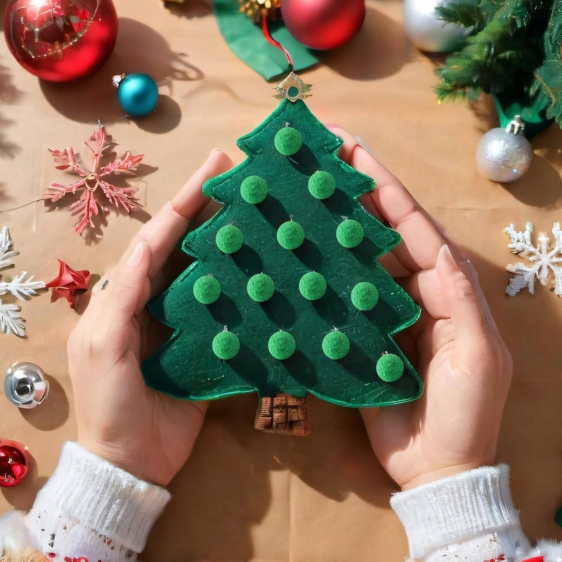 Tegeme 1200 Pcs Pom Poms Balls for Christmas Winter Crafts Home Office School Garlands Decor(Green) - Image 5