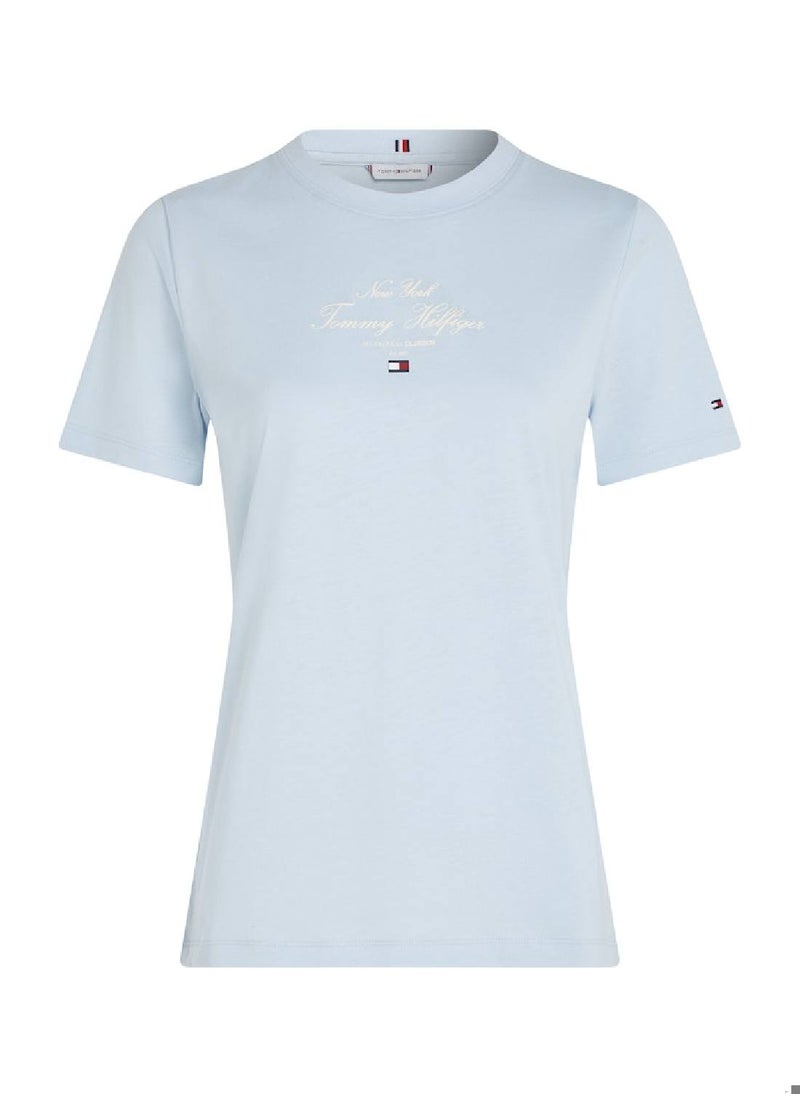 Women's Regular T-shirt - Cotton, Blue - pzsku/ZBBF6A8A1E7EA61798D05Z/45/_/1733989132/debd7f6b-9c8d-401e-89c0-e962961748a1