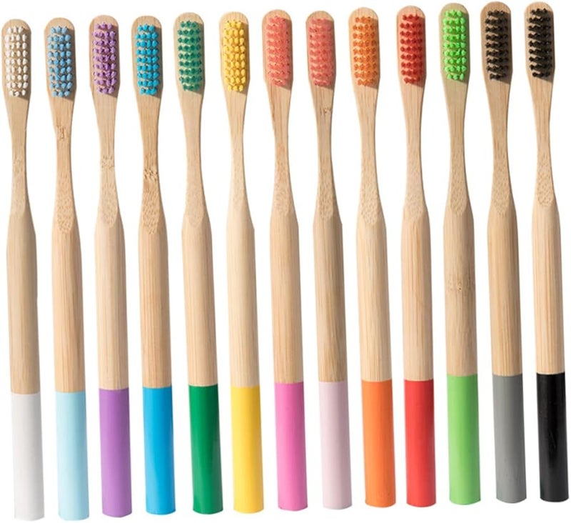 VALICLUD Biodegradable Toothbrush 4 Pack Soft Bristles Ergonomic Handle for Adults Travel Home Oral Care - Image 4