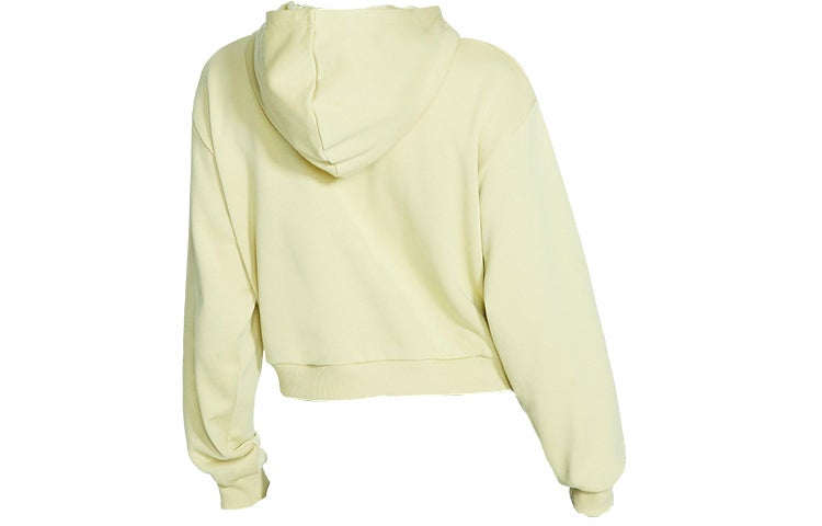 Nike (WMNS) Nike Sportswear Crop Fleece Hoodie 'Tree Mist' - Image 1