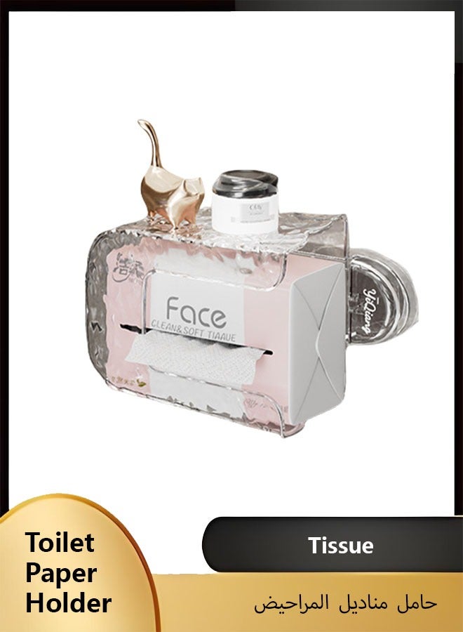 فلاي رود حامل المناشف الورقية المثبت على الحائط، حامل المناشف الورقية المثبت على الحائط، قابل للإزالة وإعادة الاستخدام، مناسب للحمام وغرفة المعيشة وغرفة النوم والمطبخ - Image 1