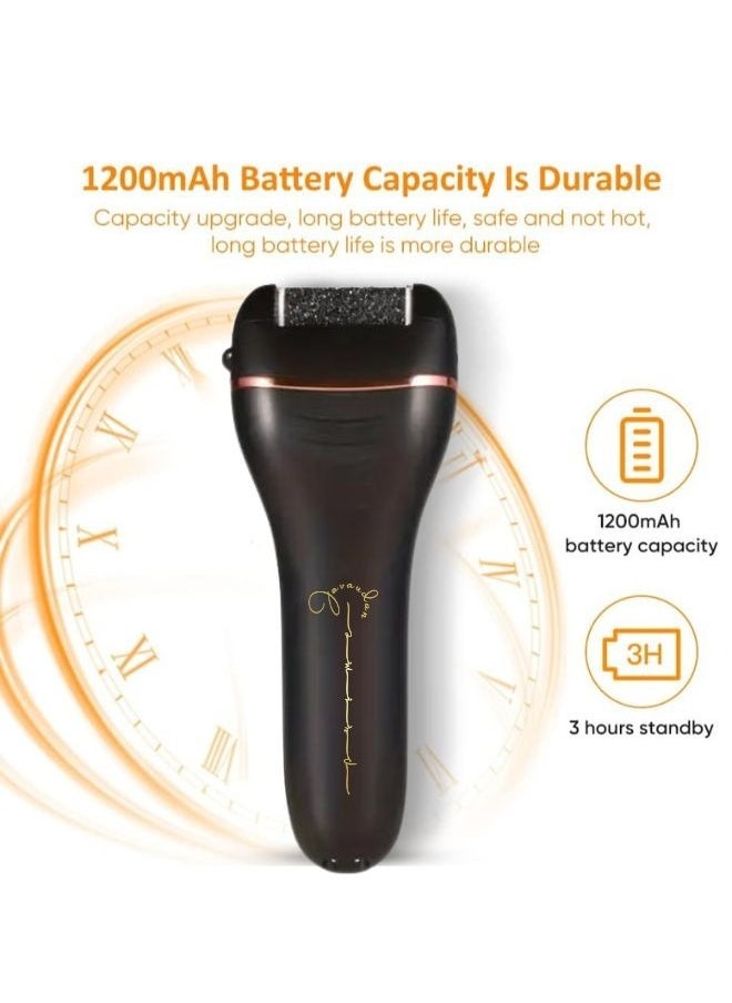 Prime by javaudan Electric Callus Remover for Feet with Rechargeable Waterproof 22 in 1 Professional Pedicure Kit Foot Care Tools Wet & Dry Foot File For Dead Skin&Cracked Heel or Rough Hand With 3 Roller Heads 2 Speed  - Image 3