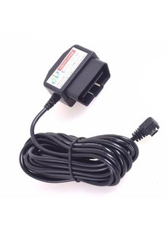 OBD2 Dash Camera DVR Charging Cable Micro USB Power Adapter with Switch Button - 16Pin OBD2 Connector Direct Charger for Dash Cam Car DVR GPS 11.5FT 12-24V