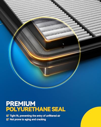 PHILTOP Engine Air Filter CA11053A Replacement for Hyundai Elantra, Elantra GT, Tucson & Kia Forte, Forte5, Sportage, 2010-2018, 1.8L 2.0L 2.4L, Rigid Panel - Image 3