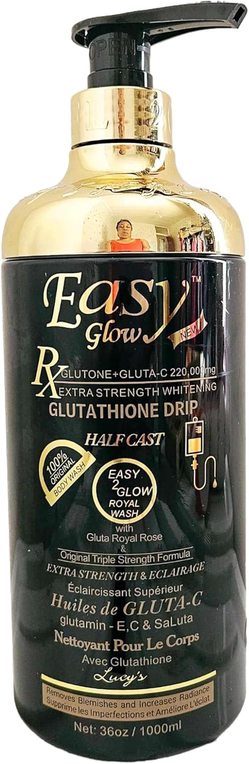 Easy Glow Half Cast Exfoliating Lightening Body Wash 1000ML
