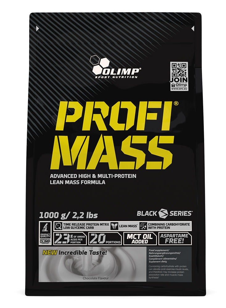 أولمب سبورت نيوترشن بروفي ماس - شوكولاتة ٢.٢ رطل | مزيج بروتين مصل اللبن والكربوهيدرات للقوة والتعافي والأداء - Image 1