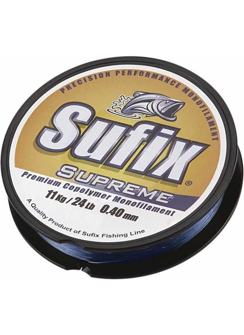 Sufix - Supreme Fishing Line BLUE-0.30MM - 100MT - 6.6kg - Image 1
