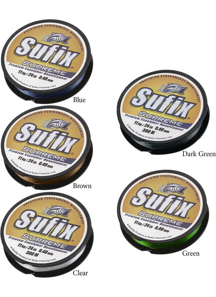 Sufix - Supreme Fishing Line BLUE-0.30MM - 100MT - 6.6kg - Image 1