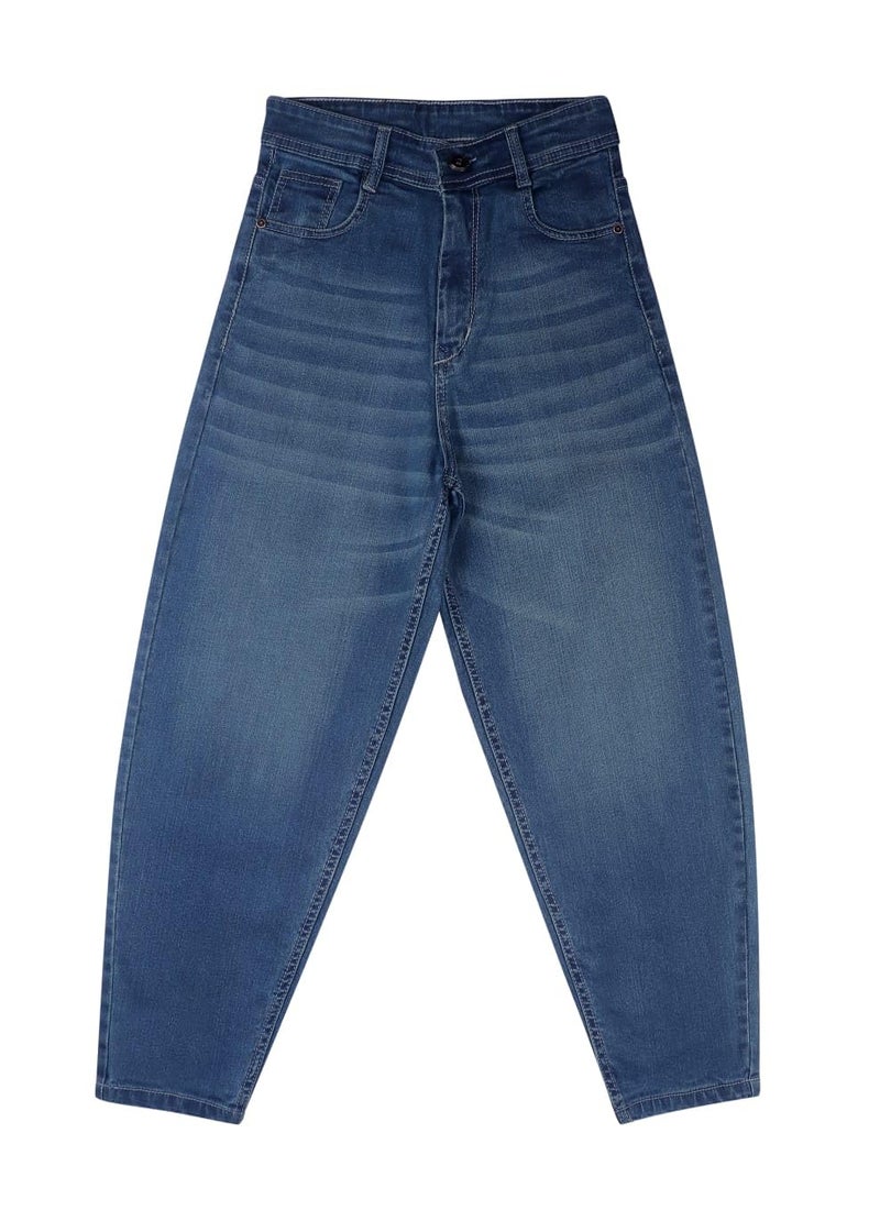 VLONE Regular Fit Pant Baggy Jeans for Boys and Girls Kids Jeans0EE - Image 1