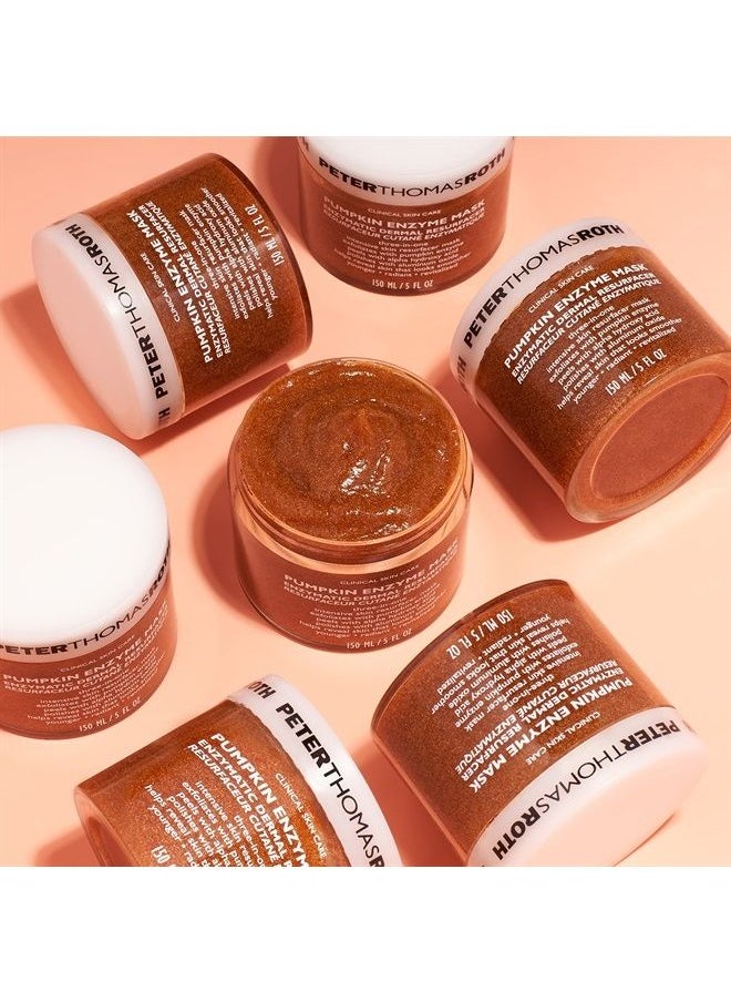 PETER THOMAS ROTH Pumpkin Enzyme Mask | Enzymatic Dermal Resurfacer, Exfoliating Pumpkin Facial Mask for Dullness, Fine Lines, Wrinkles and Uneven Skin Tone , 1 count (5 Fl Oz)  - Image 5