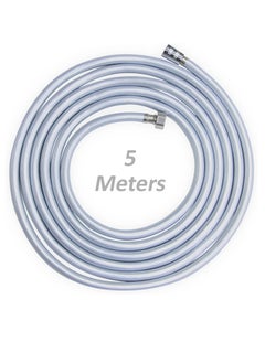 Rubik Shower Hose Pipe 5M PVC Flex Anti Twist Heat Resistance Universal Replacement Kink and Leak Proof (5 Meter)  - Image 1
