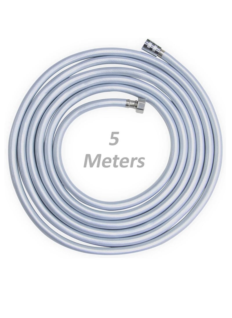 Rubik - Shower Hose Pipe 5M PVC Flex Anti Twist Heat Resistance Universal Replacement Kink and Leak Proof (5 Meter) - Image 1