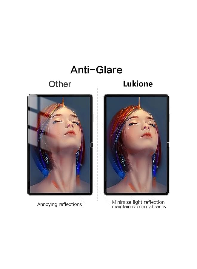 erorex 2Pcs Paper Feel Compatible With Huawei Matepad Air 11.5 Paper Screen Protector 11.5 Inch 2023 Release Like Paper Write Draw Soft Film Soft Film Anti Scratch No Bubble 11.5 Inch - Image 3