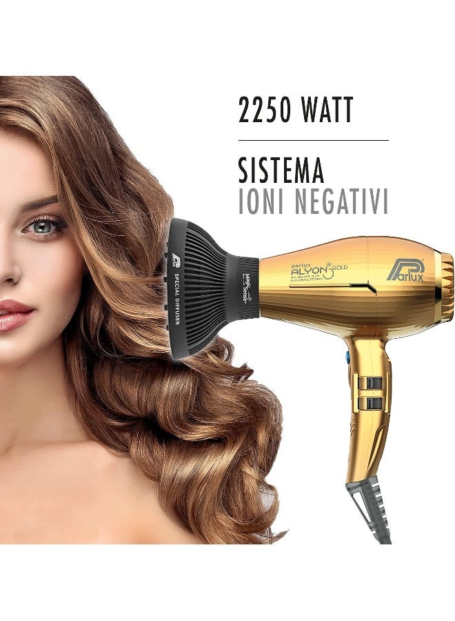 PARLUX Hair Dryer Alyon Gold With Magic Diffuser - Image 4