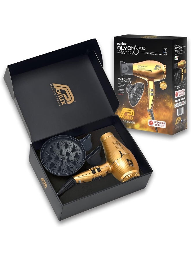 PARLUX Hair Dryer Alyon Gold With Magic Diffuser - Image 3