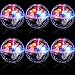 Sratte 6 Pcs Ghost Hunting Cat Ball Activated Cat Toy Motion LED Light Pet Balls Motion Dog Interactive Pet Toys Glowing Mini Running Exercise Supplies for Animals Activity Clear - Image 3