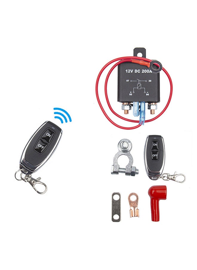 Generic - 12V DC 200A  Remote Battery Disconnect Switch,Prevent Battery Drain Battery Switch Isolator On Off Wireless Remote Control for Car, Truck, RV - Image 1
