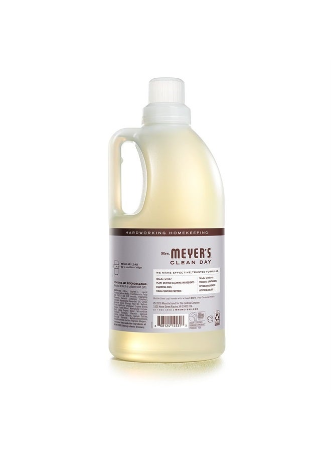 Mrs. Meyer's Clean Day Liquid Laundry Detergent, Biodegradable Formula Infused with Essential Oils, Lavender, 64 oz (64 Loads) - Image 2