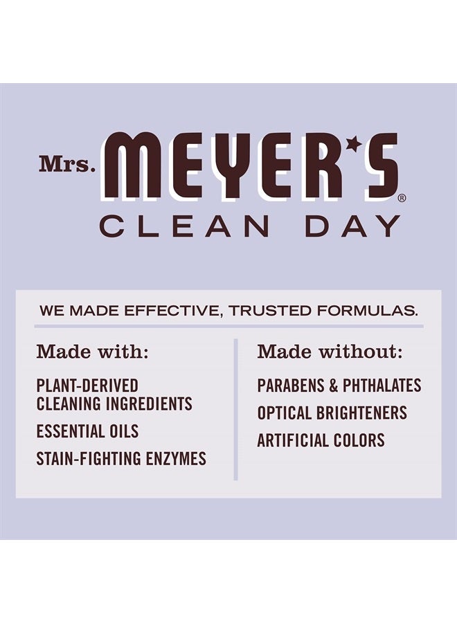 Mrs. Meyer's Clean Day Liquid Laundry Detergent, Biodegradable Formula Infused with Essential Oils, Lavender, 64 oz (64 Loads) - Image 4
