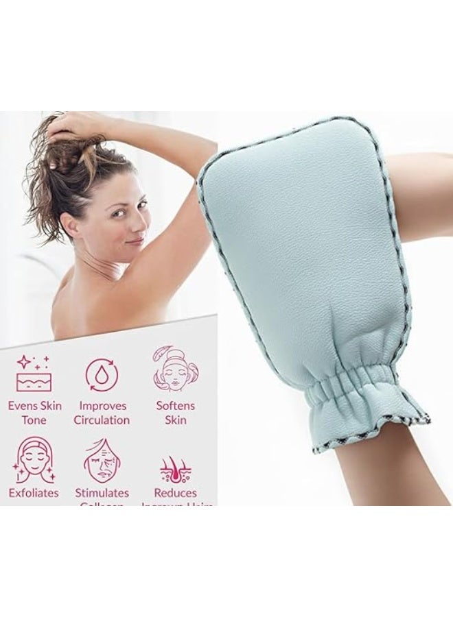 Luxury Moroccan Exfoliating Body Loofah Double Sided - Deep Cleansing and Effective Exfoliating with Stylish and Modern Design for Daily Use and Perfect Skin Care (Multicolor) - Image 3