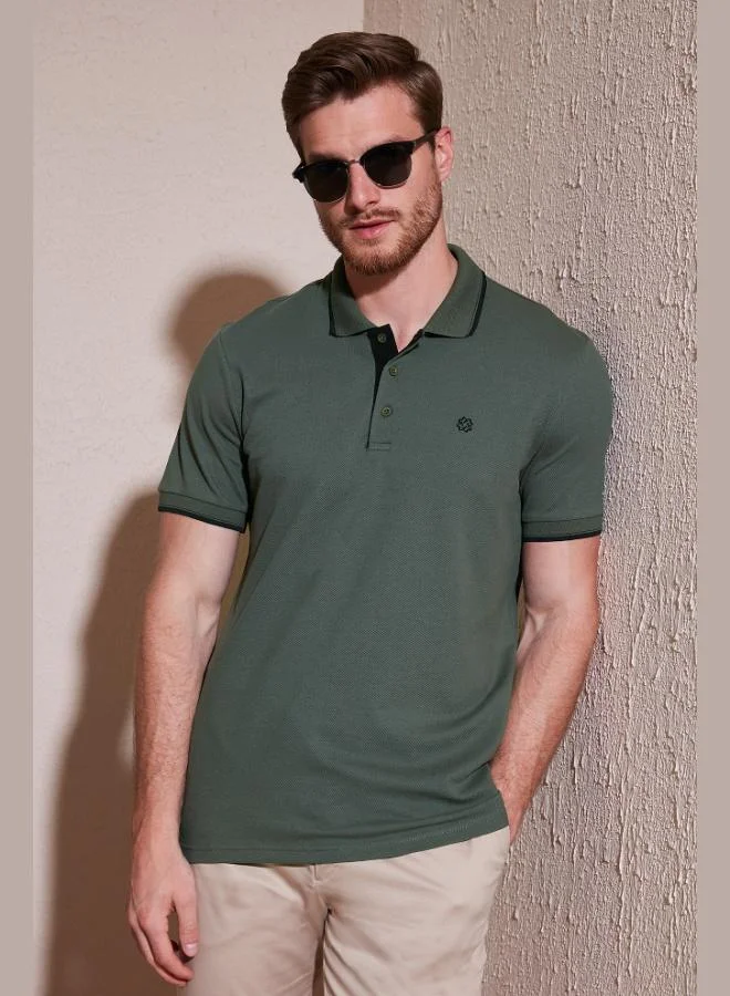 Buratti  Buratti Cotton Slim Fit Stripe Detailed Buttoned Polo Collar 3-Pack T Shirt Men's T SHIRT 5902118S3 for Men | Best Price UAE