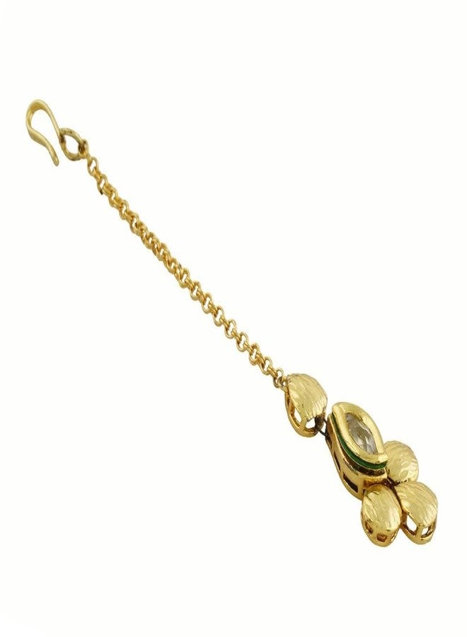 Vama Fashions Papadbilla Mang teeka tika Maangtika Maang Tikka for Women Latest - Image 1
