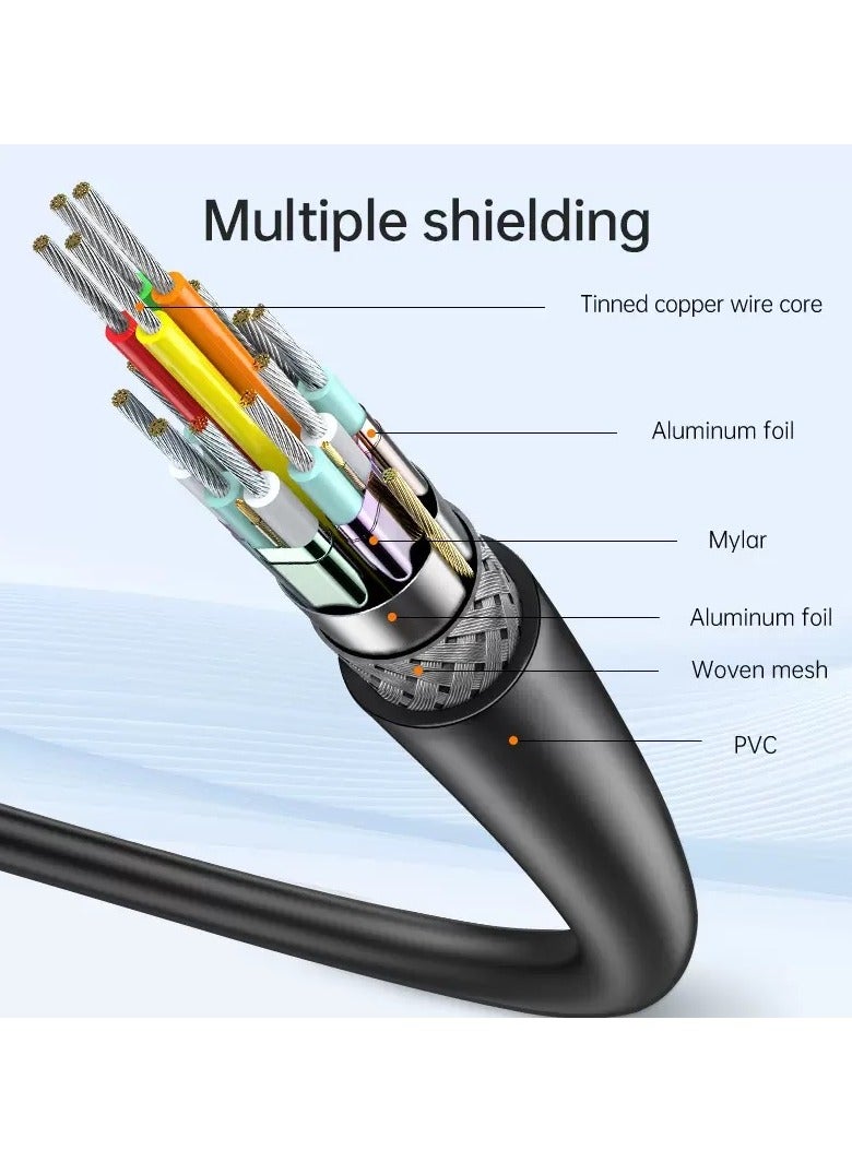 إيفركين محول من النوع C إلى HDMI 1.8M، كابل USB 3.1 USB C إلى HDMI، متوافق مع التلفزيون، سلسلة iPhone 15، iPad 10/Pro/Air/Mini، سلسلة Samsung S24/S23 Series/Galaxy Z، MacBook Pro، Dell XPS، Huawei P60 طليعة - Image 5