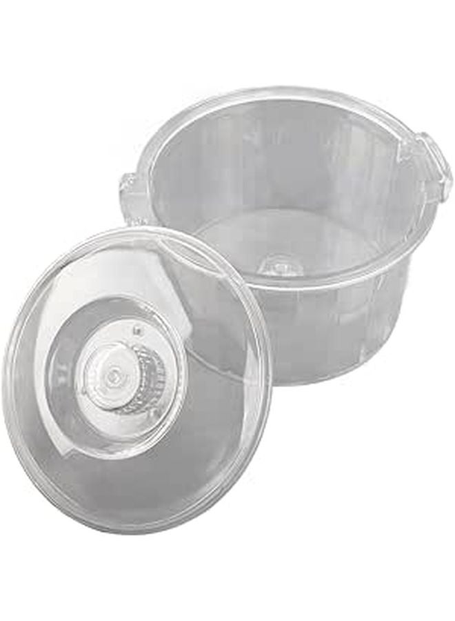 Transparent Plastic Polishing Drum Tumbler Polisher Jewelry Tool Lightweight Portable Easy Installation - Image 1