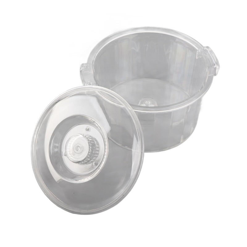 Transparent Plastic Polishing Drum Tumbler Polisher Jewelry Tool Lightweight Portable Easy Installation - Image 3