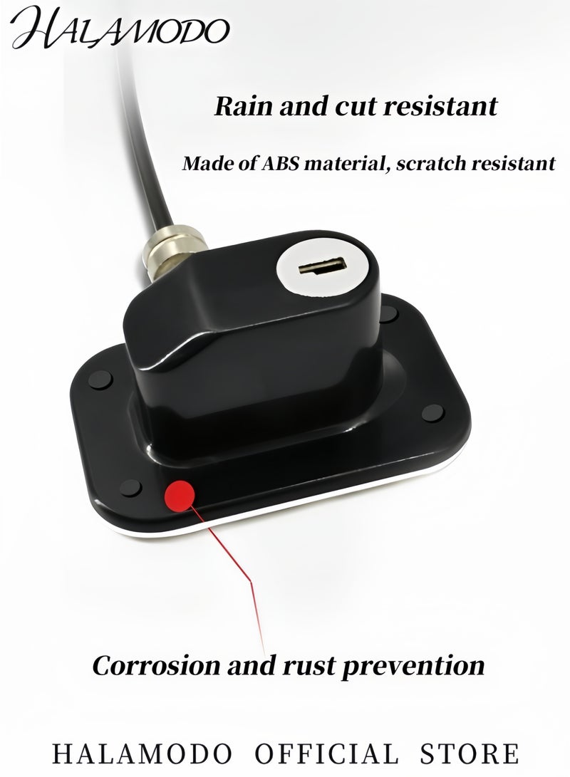 هالامودو قفل أمان لنافذة الطفل قفل النافذة لإثبات الأمان قفل الثلاجة دليل قفل الباب الصغير والثلاجة بمفاتيح لمنع سقوط الأطفال من النافذة وحماية الطفل - Image 4