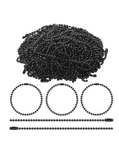 Generic Metal Ball Chain with Connector Clasp, 100 Pieces, 120mm Length, 2.4mm Diameter, Dog Tag Keychain Rings  - Image 1