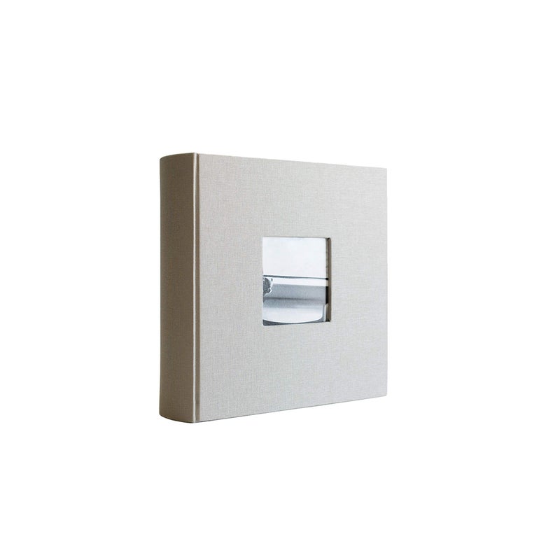 Kolo Hudson 2up Photo Album, Holds 200 4x6 Photos, Ideal for Wedding and Baby Books, Platinum - Image 2