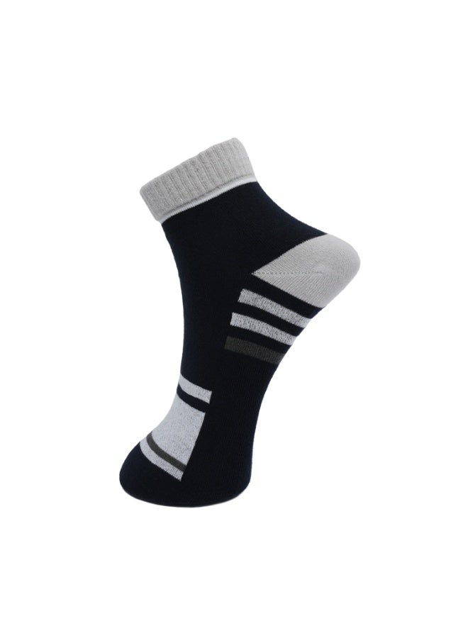 White Leaf 3 Pack Cushioned Ankle Socks Arch Support, Cushion Comfort - Free Zone - Image 4