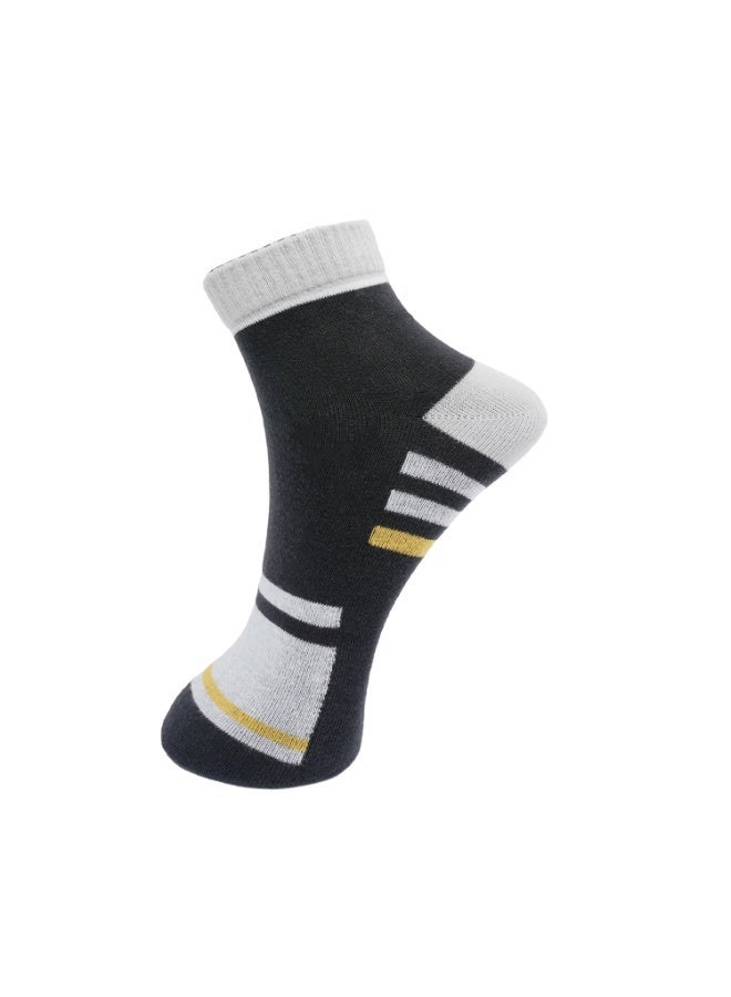 White Leaf 3 Pack Cushioned Ankle Socks Arch Support, Cushion Comfort - Free Zone - Image 5