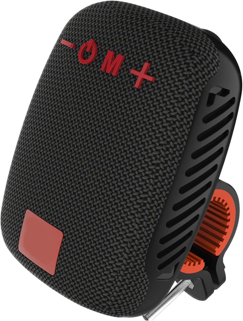 Wisoqu Speaker, Hands Calls Answering Portable Waterproof Speaker for Cycling Hiking, Long Battery Life, Compact and Stylish Portable Design (Black) - Image 5