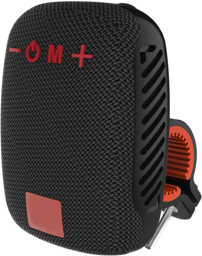 Wisoqu Speaker, Hands Calls Answering Portable Waterproof Speaker for Cycling Hiking, Long Battery Life, Compact and Stylish Portable Design (Black) - Image 1