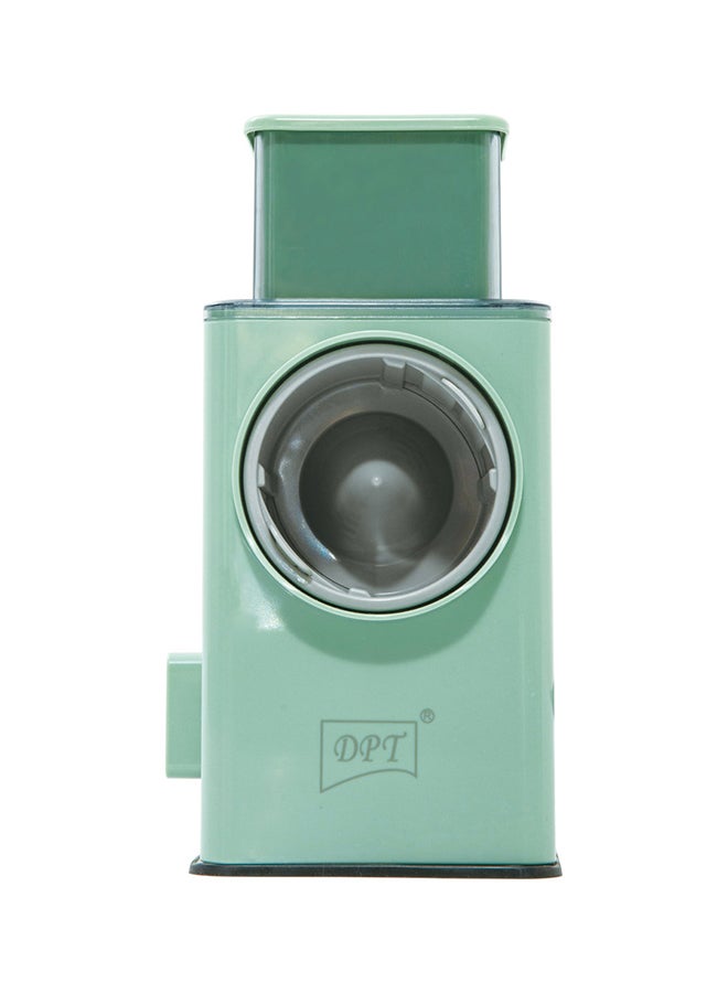 DPT Vegetables and fruit slicer, Manual Vegetables slicer, Green, Size 13.5*9.5*28.5 Cm - Image 1