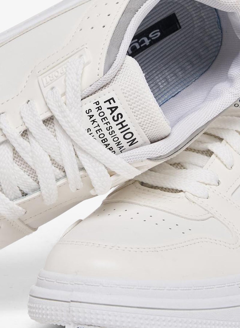 ستايلي اكتيف حذاء سنيكرز بنعل بلاتفورم وطبعة كاموفلاج - Image 4