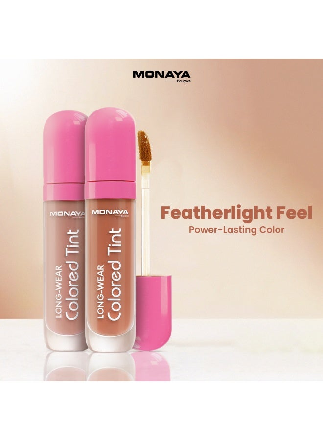 Monaya G011 Long-Wear Colored Lip Tint Gloss - Lightweight, Buildable, Long-Lasting, Smudge-Proof - Image 3