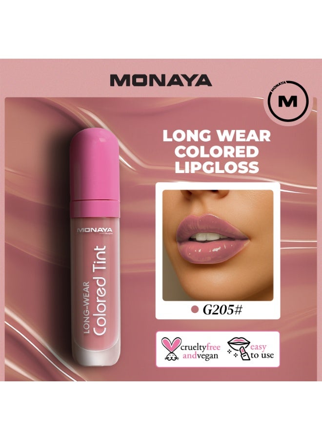 Monaya G011 Long-Wear Colored Lip Tint Gloss - Lightweight, Buildable, Long-Lasting, Smudge-Proof - Image 1