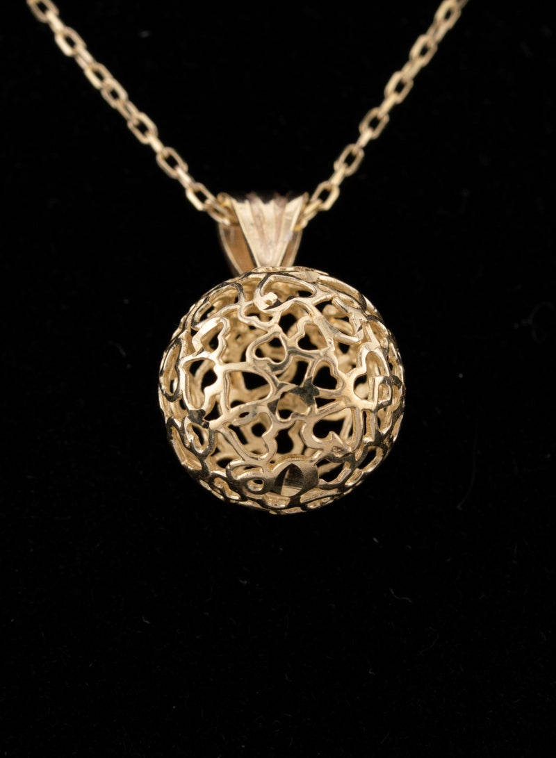 AAZ Jewellery L.L.C Sphere Hearts 18k Gold Plated Sterling Silver Necklace - Image 2