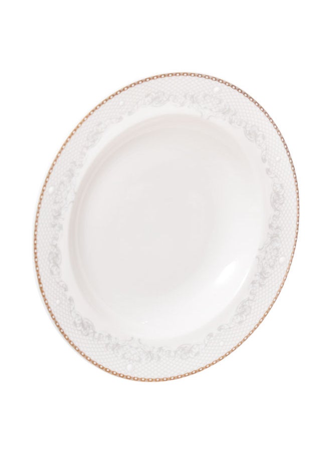 Royal Porcelain Royal Porcelain | Deep Plate | Victoran Lace Gold | 23 CM  - Image 2
