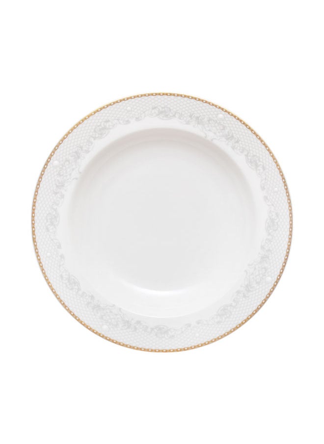 Royal Porcelain Royal Porcelain | Deep Plate | Victoran Lace Gold | 23 CM  - Image 1