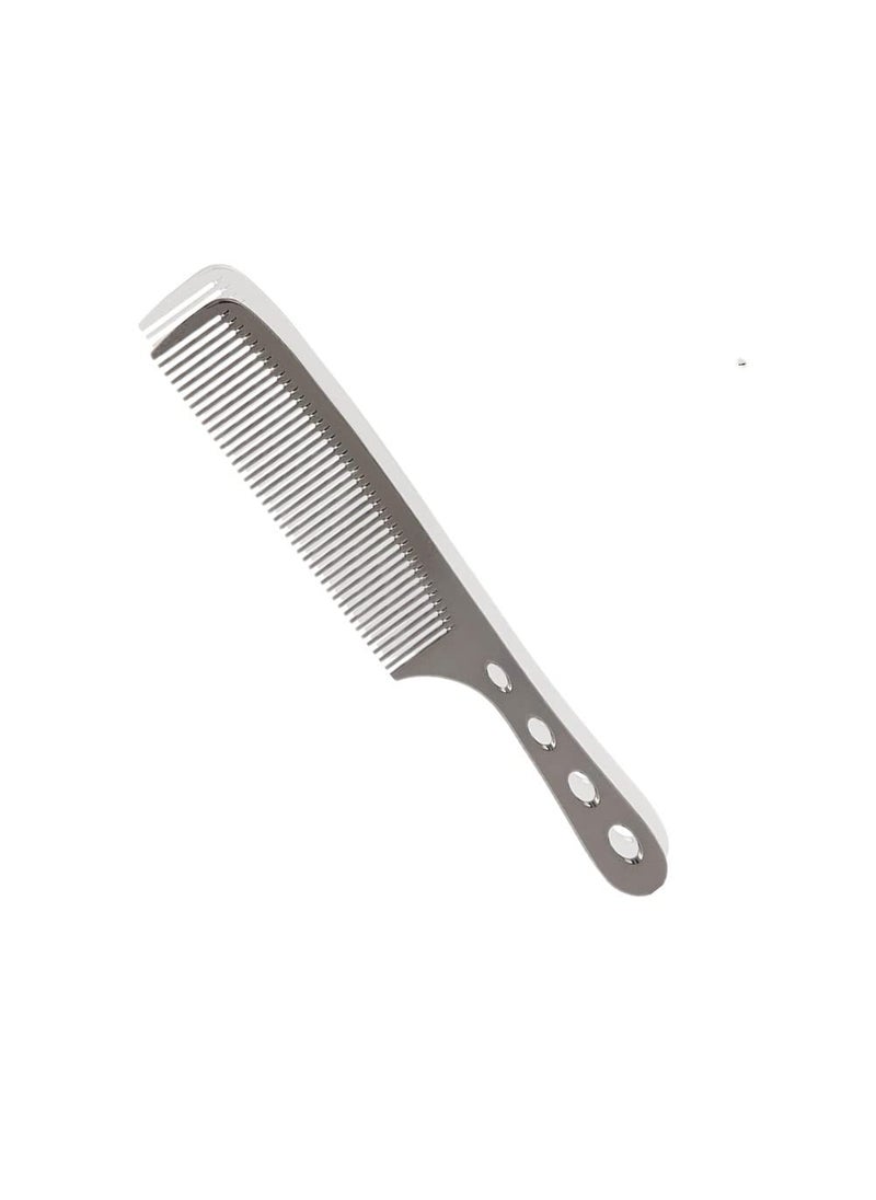 Semme Hair Massage Comb Antistatic Professional Salon Comb Space Aluminum Stainless Steel Anti static Comb Beauty ToolsBlack01  - Image 1