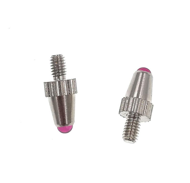 suxing 2 Contact Points for Dial Indicators and Linear Gage Ruby Tips M2.5 Thread (Ruby) - Image 2